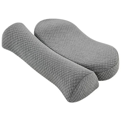 Almohada Cervical de Espuma Viscoelástica: Tela Tejida, Núcleo de Cubos de Agua y Diseño Ergonómico para Cuidado de la Salud