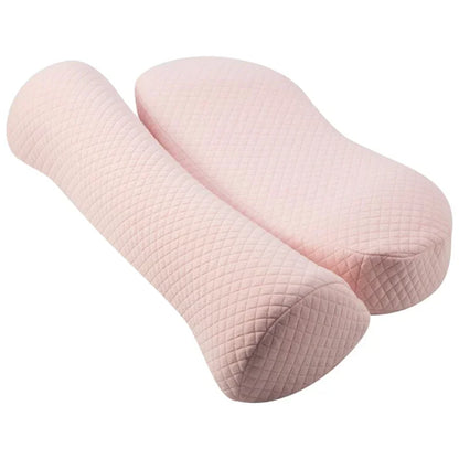 Almohada Cervical de Espuma Viscoelástica: Tela Tejida, Núcleo de Cubos de Agua y Diseño Ergonómico para Cuidado de la Salud