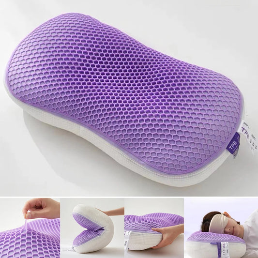 Almohada Suave 3D Transpirable - Ideal para Verano y Lavable