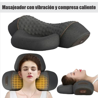 Almohada Masajeadora Eléctrica: Relajación y Soporte para tu Cuello y Columna