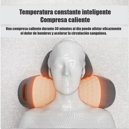 Almohada Masajeadora Eléctrica: Relajación y Soporte para tu Cuello y Columna